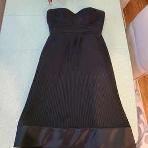Formal black bridesmaid dress
